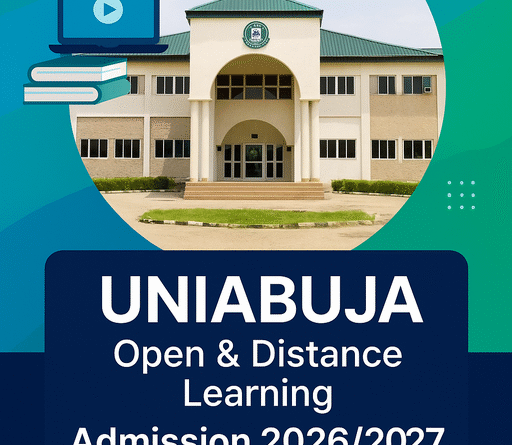 UNIABUJA Open & Distance Learning Admission 2026/2027 Banner